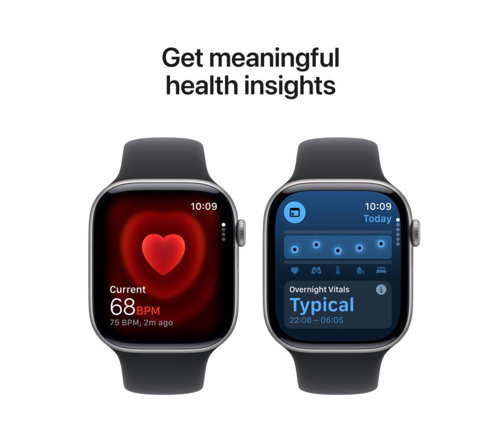 APPLE Watch Series 11 - 46 mm Space Grey Aluminium Case with Black Sport Band - S/M