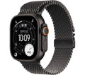APPLE Watch Ultra 3 Cellular - 49 mm Black Titanium Case with Black Titanium Milanese Loop, Large