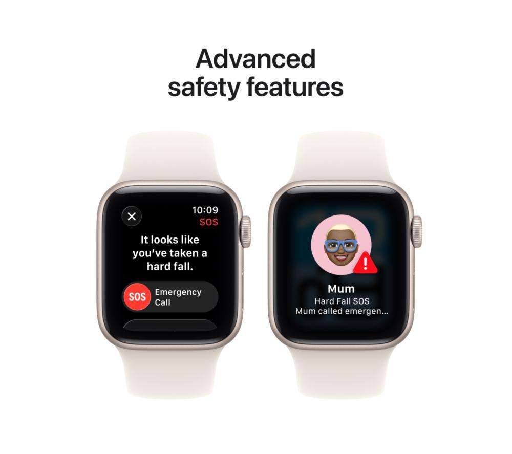 APPLE Watch SE 3 - 40 mm Starlight Aluminiumgehäuse mit Starlight Sportarmband, S/M
