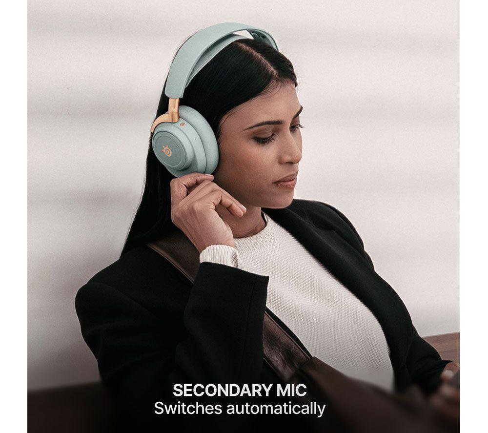 Auriculares inalámbricos para gaming STEELSERIES Arctis Nova Elite 7.1 - Verde salvia y dorado