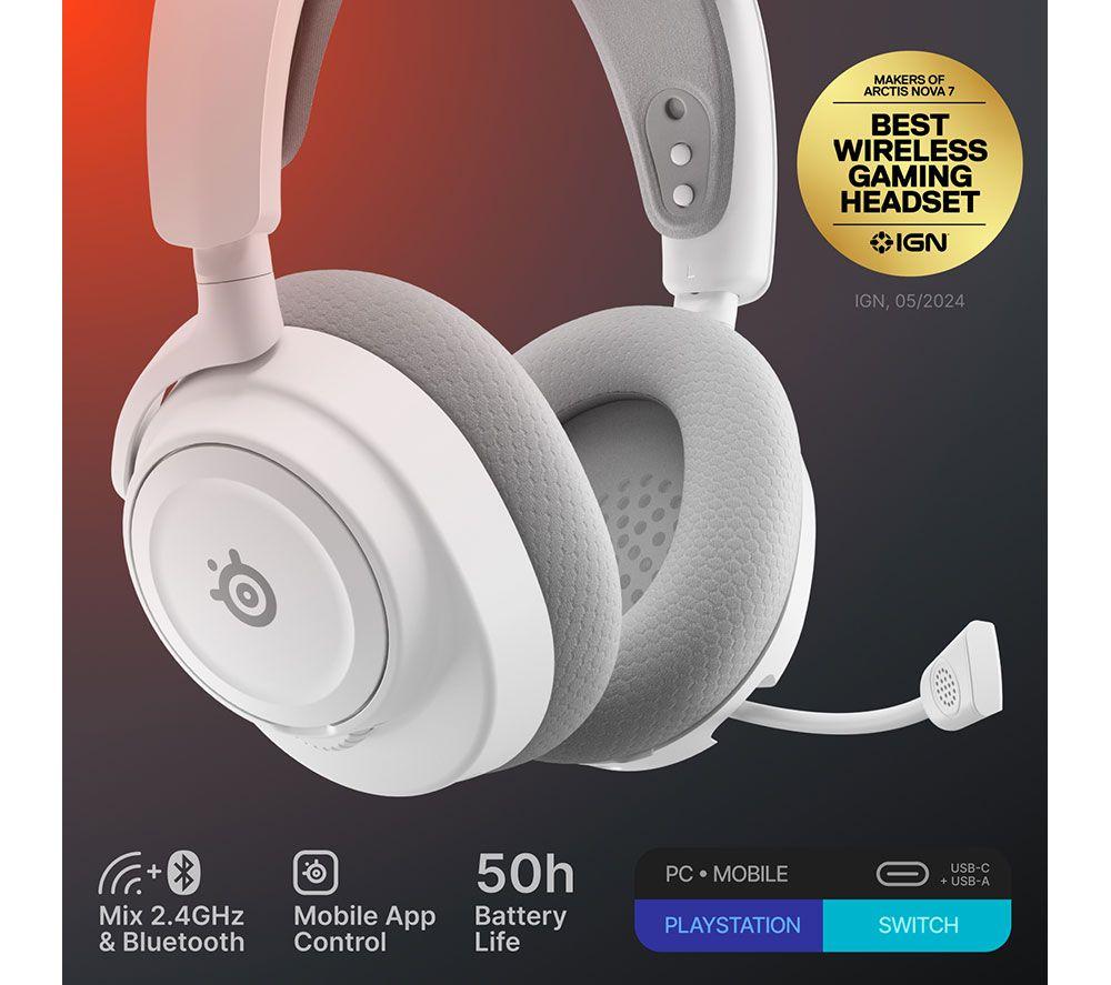 STEELSERIES Arctis Nova 7 Gen 2 Gaming Headset - White