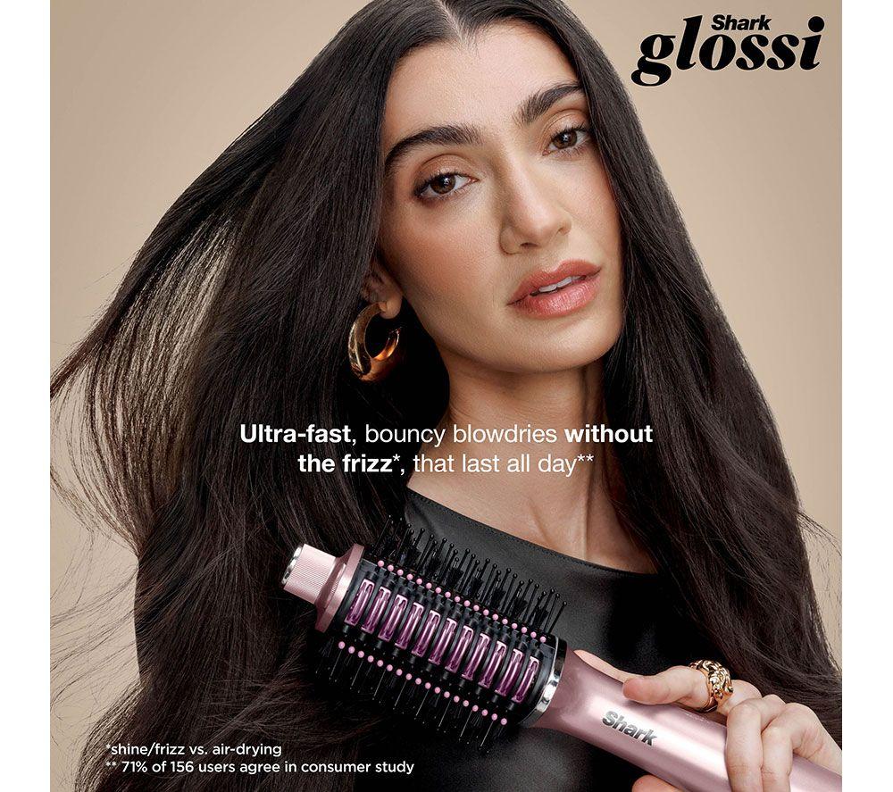 SHARK Glossi HT302UKPK 2-in-1 Hot Brush and Air Glosser - Lychee