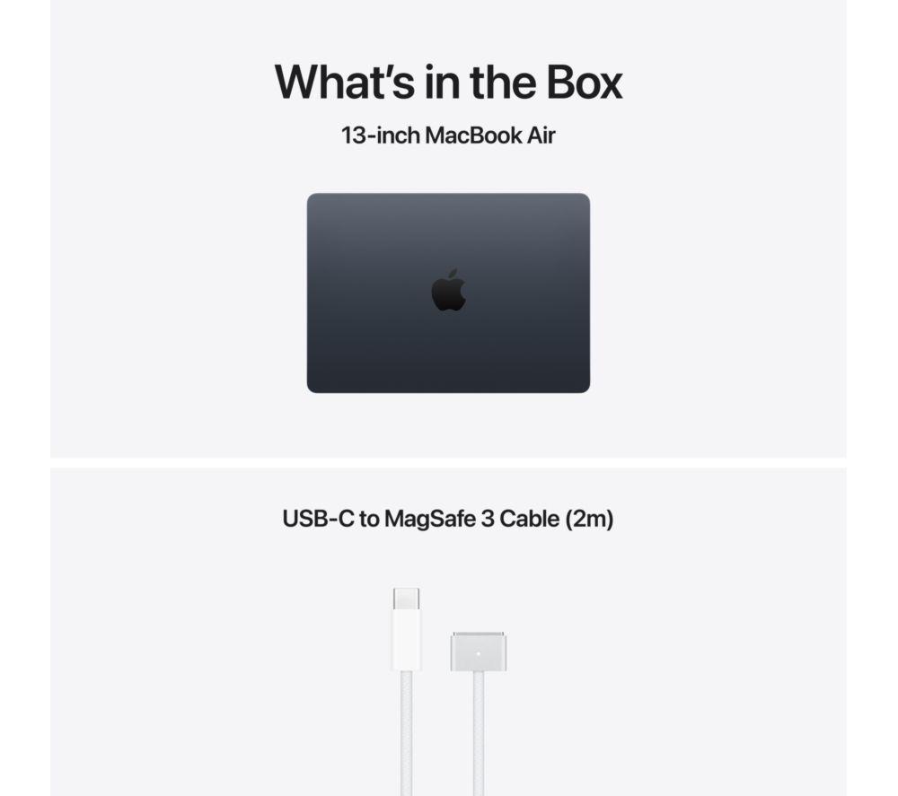 APPLE MacBook Air 13.6" (2026) - M5, 1 TB SSD, 24 GB RAM, Medianoche