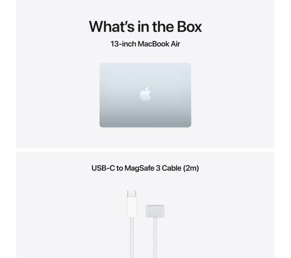 APPLE MacBook Air 13,6" (2026) – M5, 1 TB SSD, 24 GB RAM, Sky Blue
