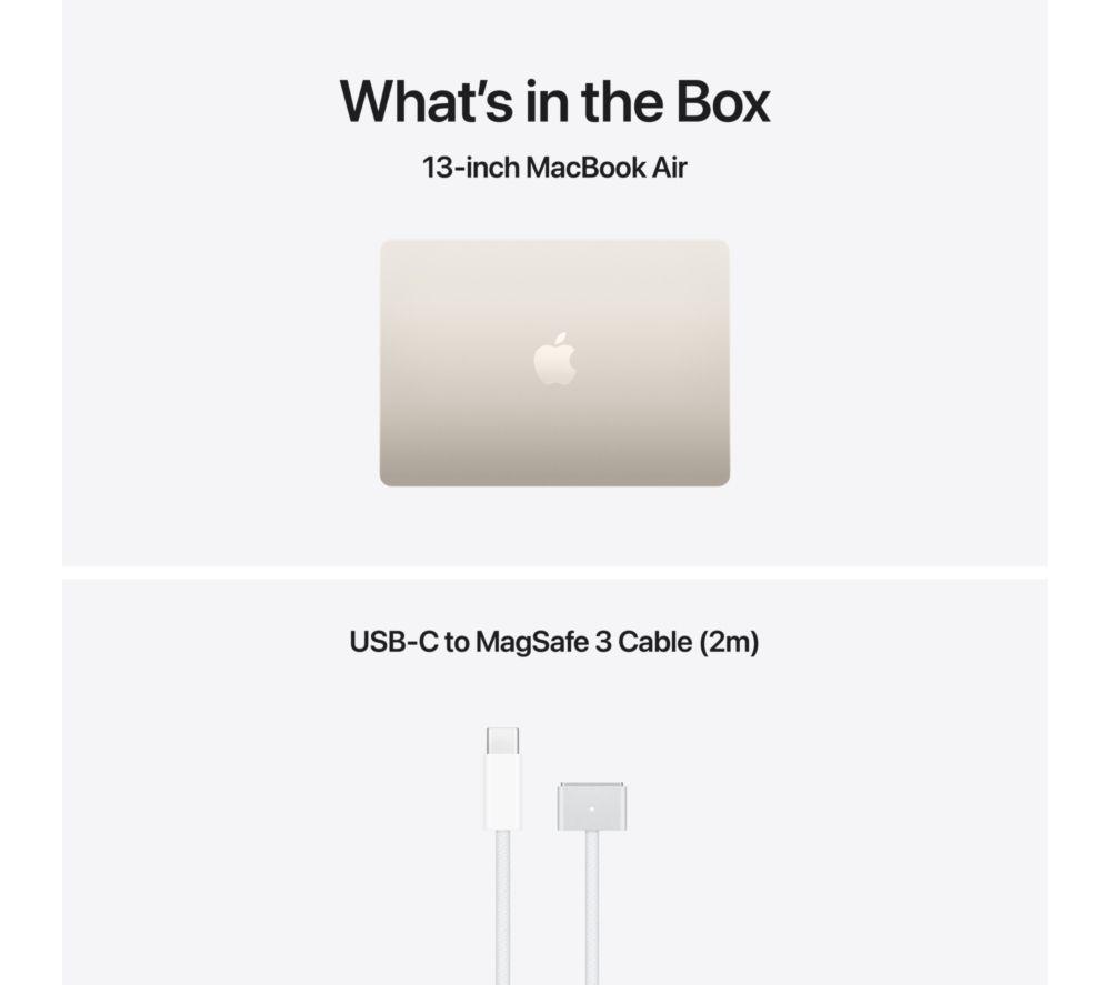 APPLE MacBook Air 13.6" (2026) - M5, 1 TB SSD, RAM 24 GB, Starlight