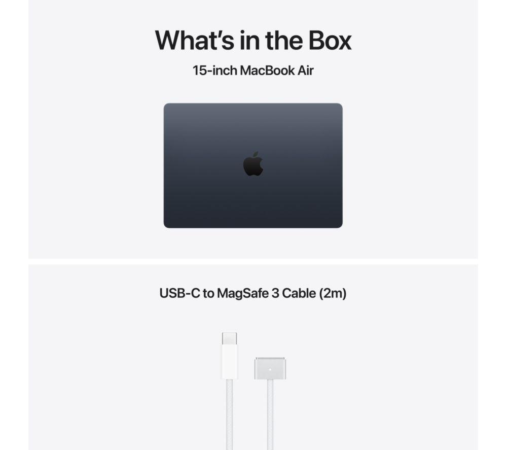 APPLE MacBook Air 15" (2026) - M5, SSD de 1 TB, RAM de 24 GB, color medianoche