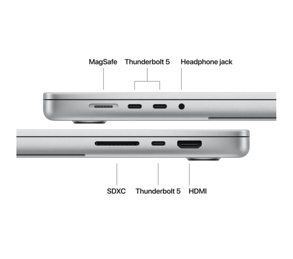 APPLE MacBook Pro 16" (2026) - M5 Max, SSD de 2 TB, RAM de 36 GB, Plata