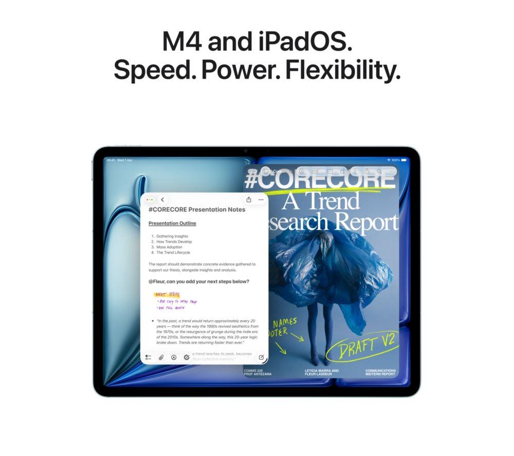 APPLE 13" iPad Air Cellular (2026) - 128 GB, Blue