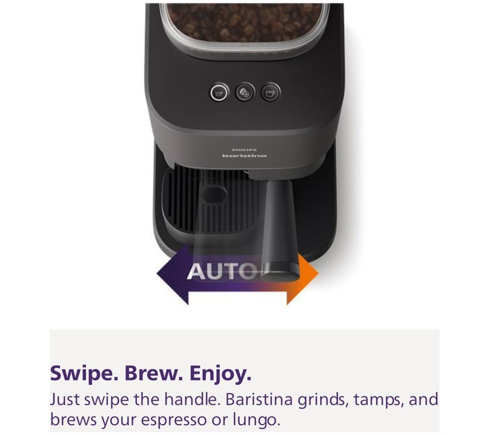PHILIPS Baristina BAR300/60 Bean to Cup Coffee Machine - Black