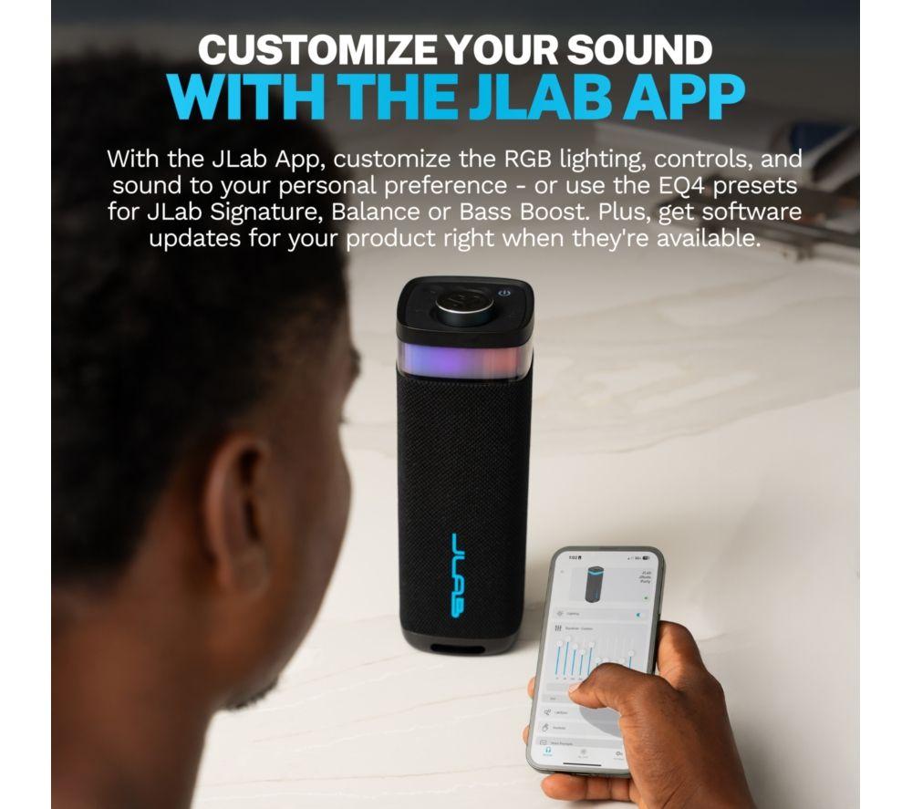 Altavoz Bluetooth portátil JLAB JBuds Party - Negro