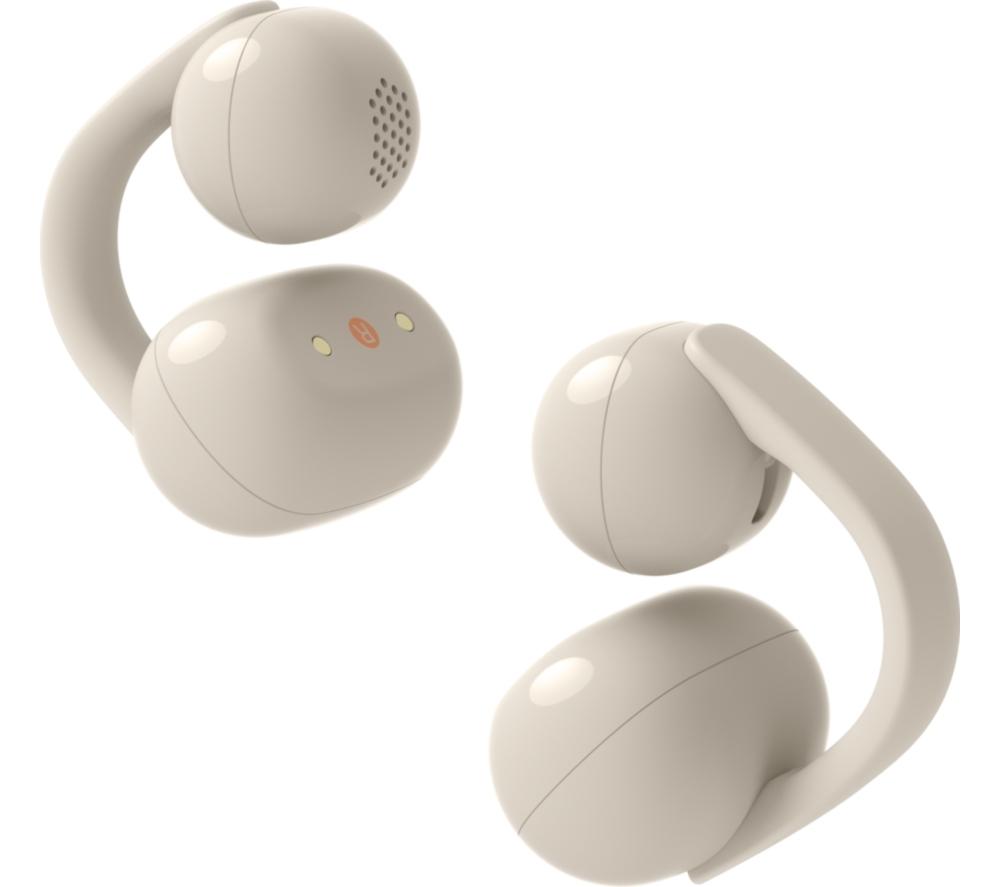 SONY LinkBuds Clip Open Wireless Bluetooth Earbuds - Greige