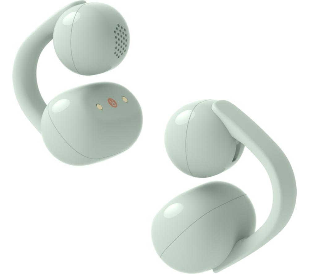 SONY LinkBuds Clip Open Wireless Bluetooth Earbuds - Green