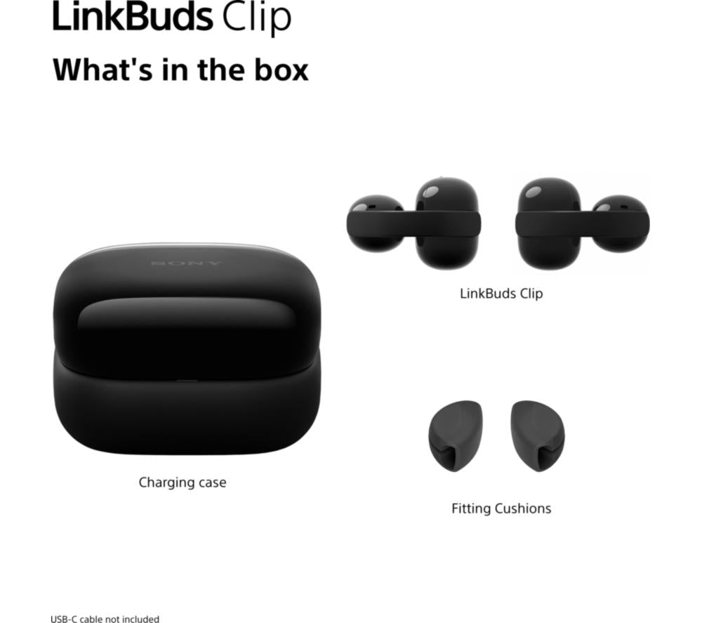 SONY LinkBuds Clip Open Wireless Bluetooth Earbuds - Green