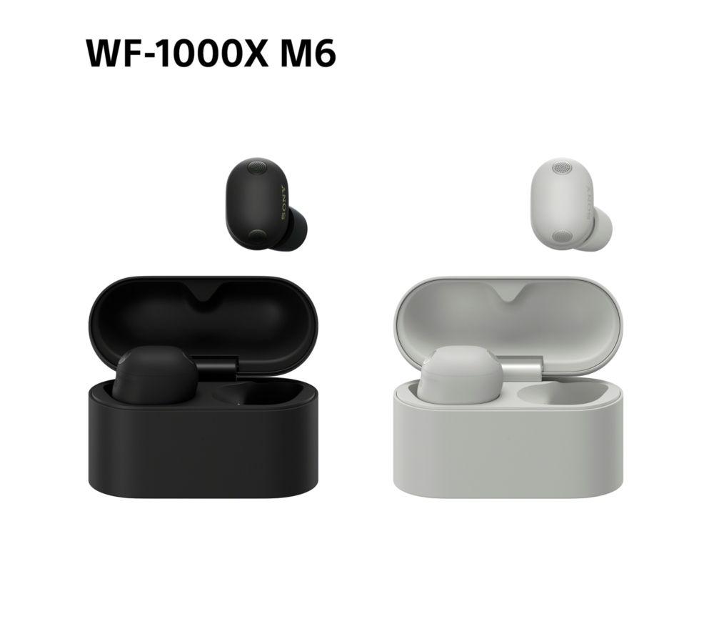 SONY WF-1000XM6 Wireless Bluetooth Noise-Cancelling Earbuds - Silver