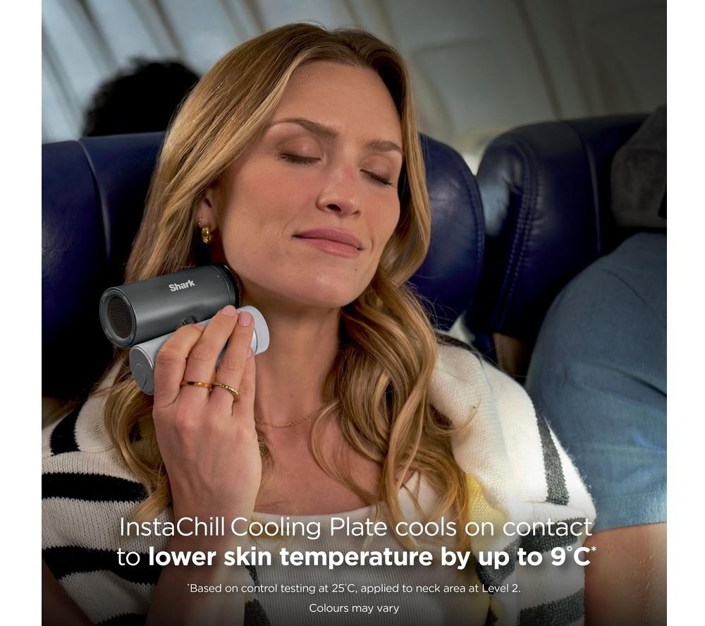 SHARK ChillPill FA022UKBR 3-in-1 Fan, Mist & InstaChill System - Iced Latte