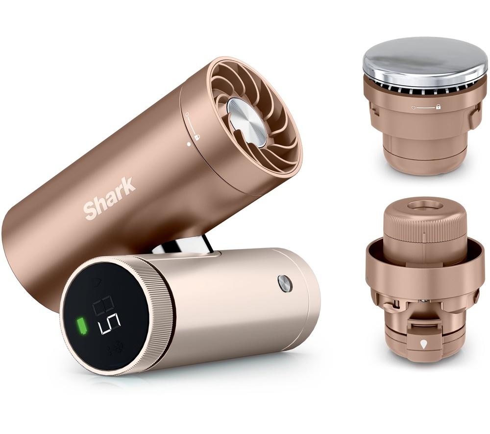 SHARK ChillPill FA022UKBR 3-in-1 Fan, Mist & InstaChill System - Iced Latte