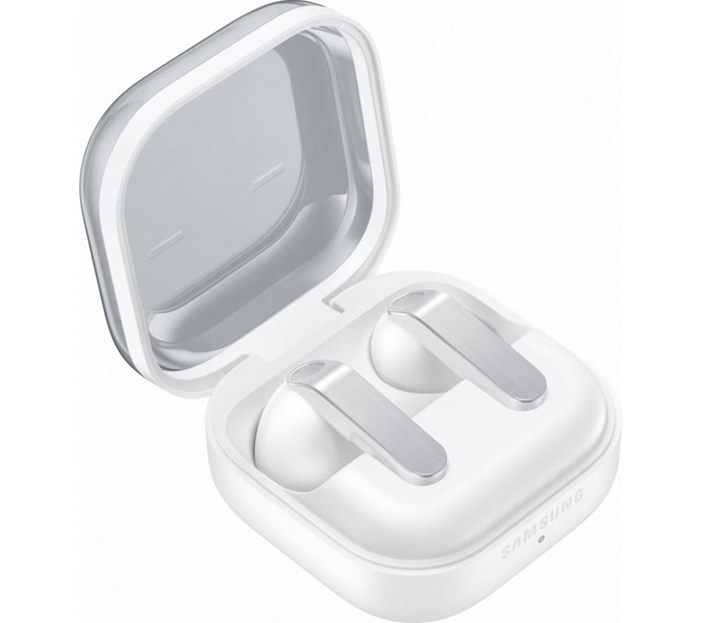 SAMSUNG Galaxy Buds4 Auriculares inalámbricos Bluetooth con cancelación de ruido - Blanco
