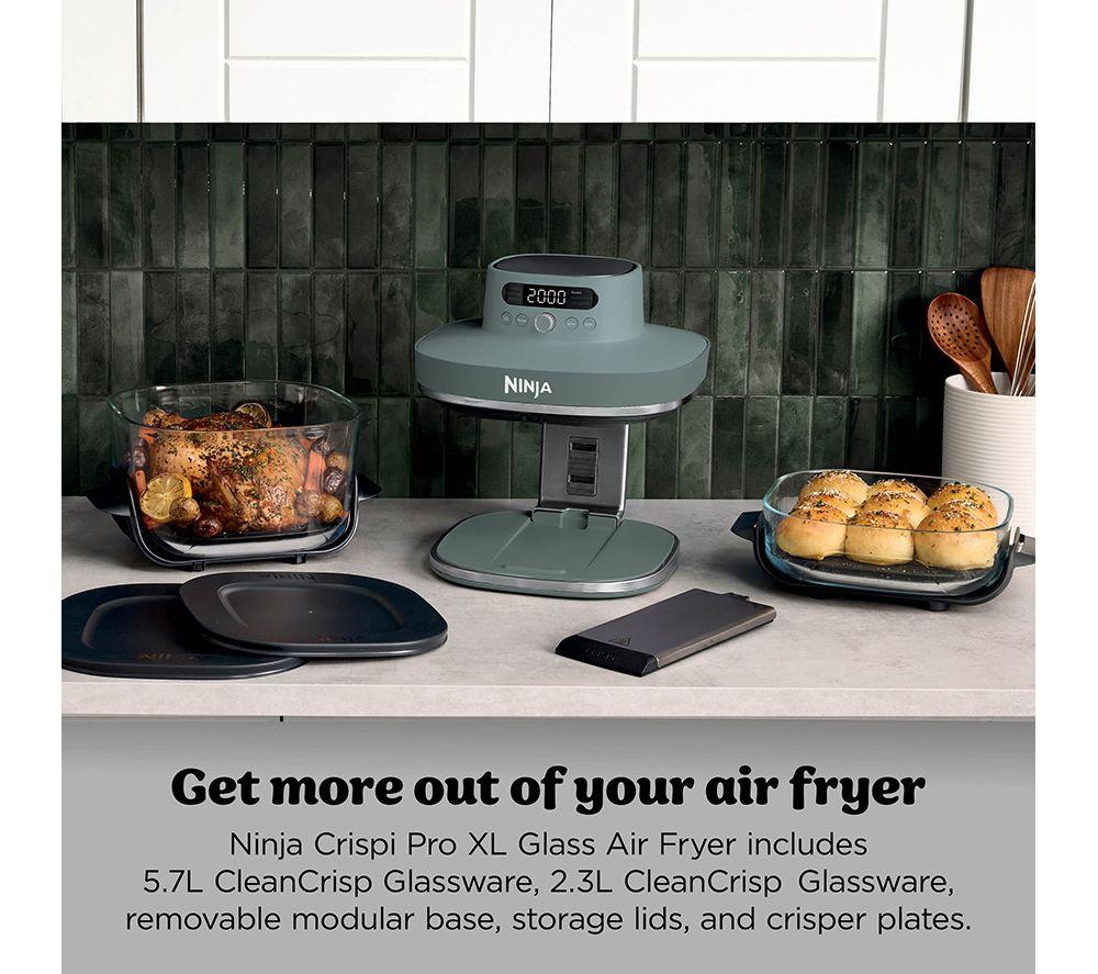 NINJA CRISPi Pro AS101UKGY 7-in-1 Glass Air Fryer – Ash Grey
