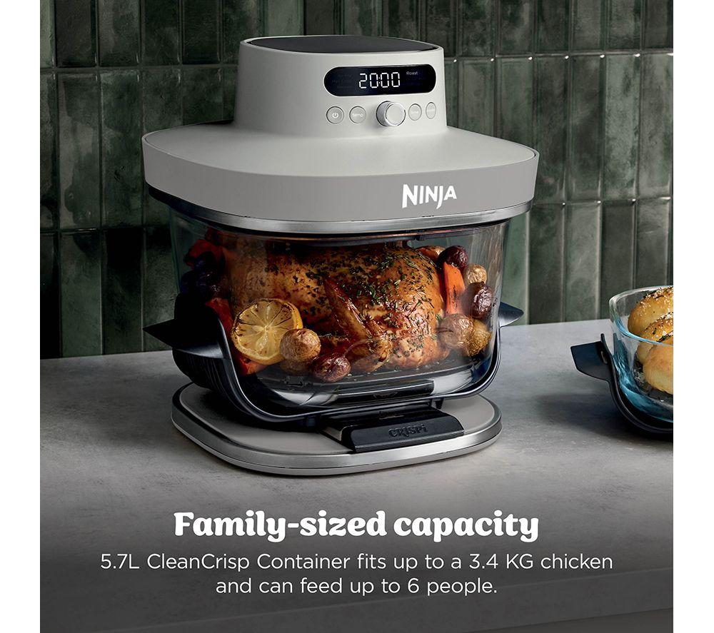 NINJA CRISPi Pro AS101UKLG 7-in-1 Glass Air Fryer – Bone