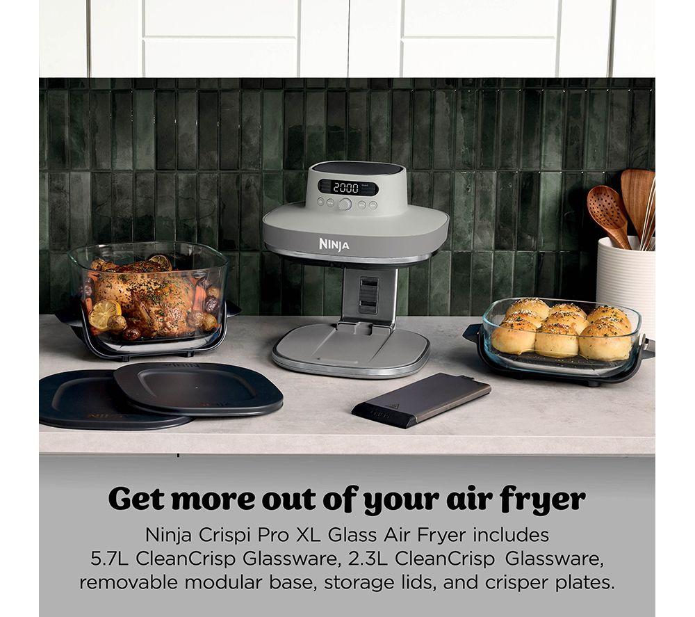 NINJA CRISPi Pro AS101UKLG 7-in-1 Glass Air Fryer – Bone