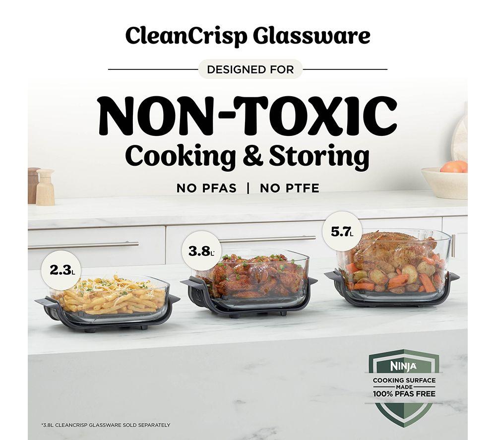 NINJA CRISPi Pro AS101UKLG 7-in-1 Glass Air Fryer – Bone