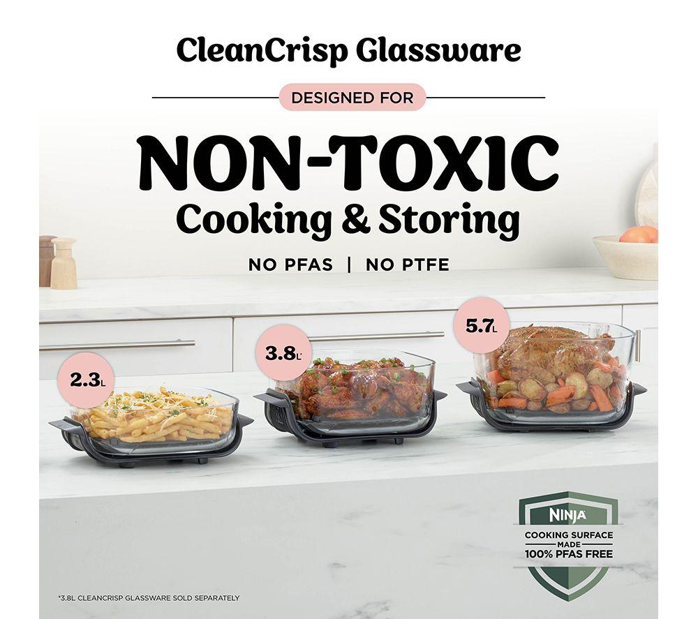 NINJA CRISPi Pro AS101UKRS 7-in-1 Glass Air Fryer – Rose Quartz