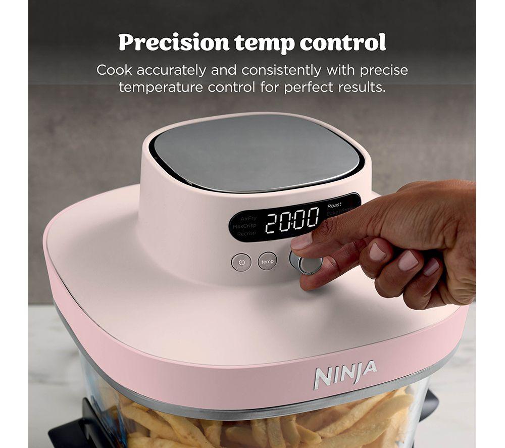 NINJA CRISPi Pro AS101UKRS 7-in-1 Glass Air Fryer – Rose Quartz