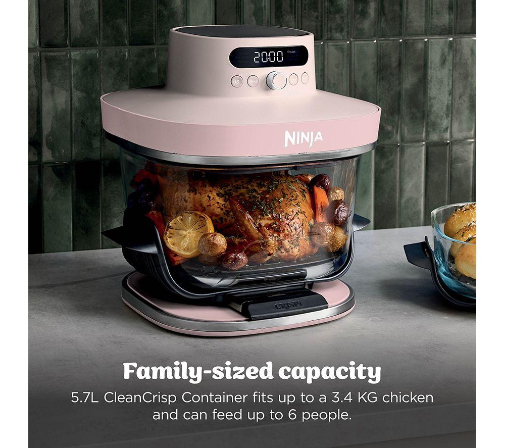NINJA CRISPi Pro AS101UKRS 7-in-1 Glass Air Fryer – Rose Quartz