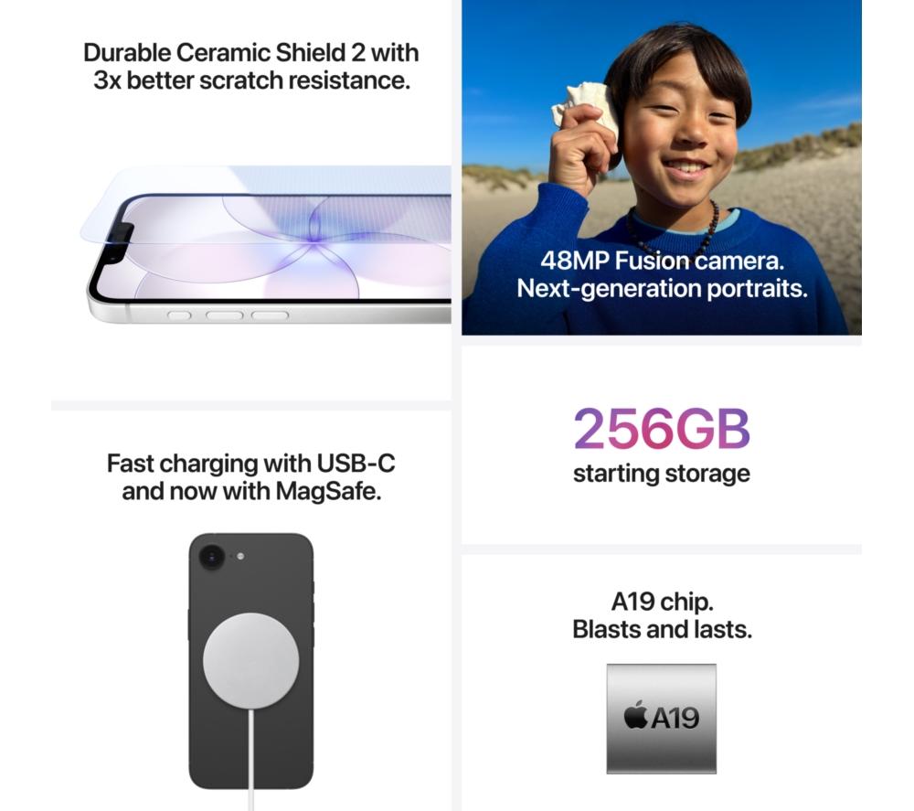 APPLE iPhone 17e - 256 GB, White