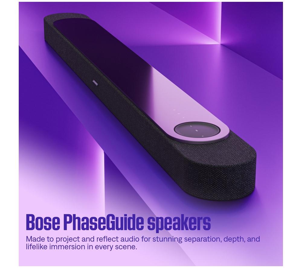 Barra de sonido Bose Lifestyle Ultra con Dolby Atmos y Amazon Alexa - Negra