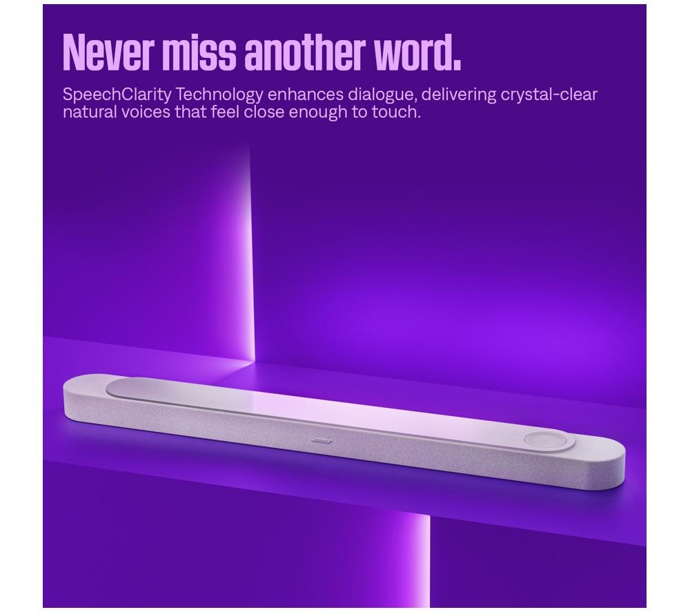 BOSE Lifestyle Ultra Soundbar with Dolby Atmos & Amazon Alexa - White