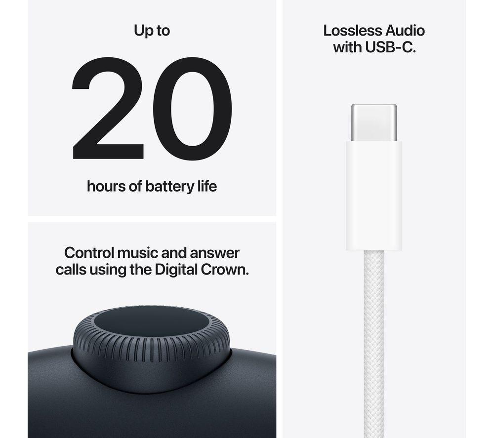 APPLE AirPods Max 2 Auriculares inalámbricos Bluetooth con cancelación de ruido - Medianoche