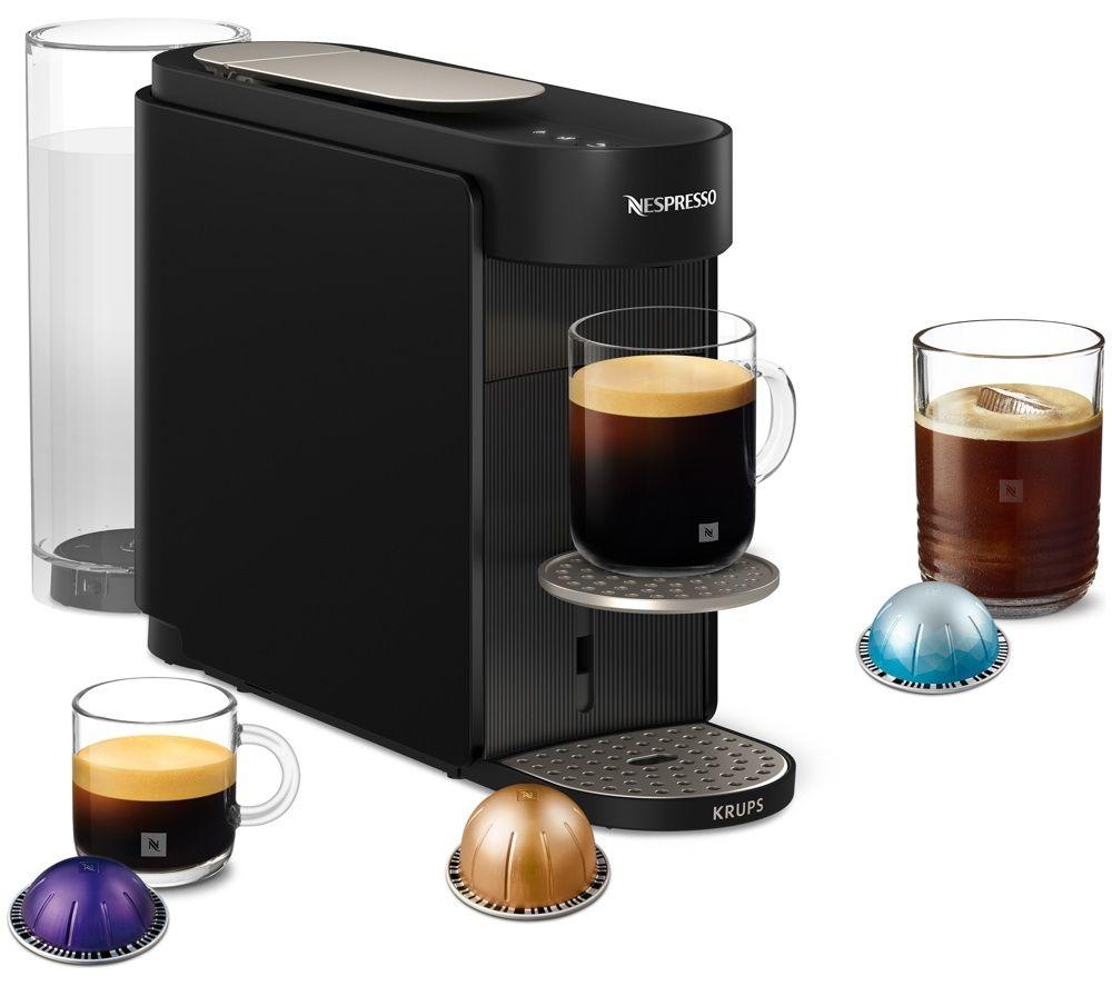 NESPRESSO by Krups Vertuo Up XN9408G0 Smart Pod Coffee Machine - Black