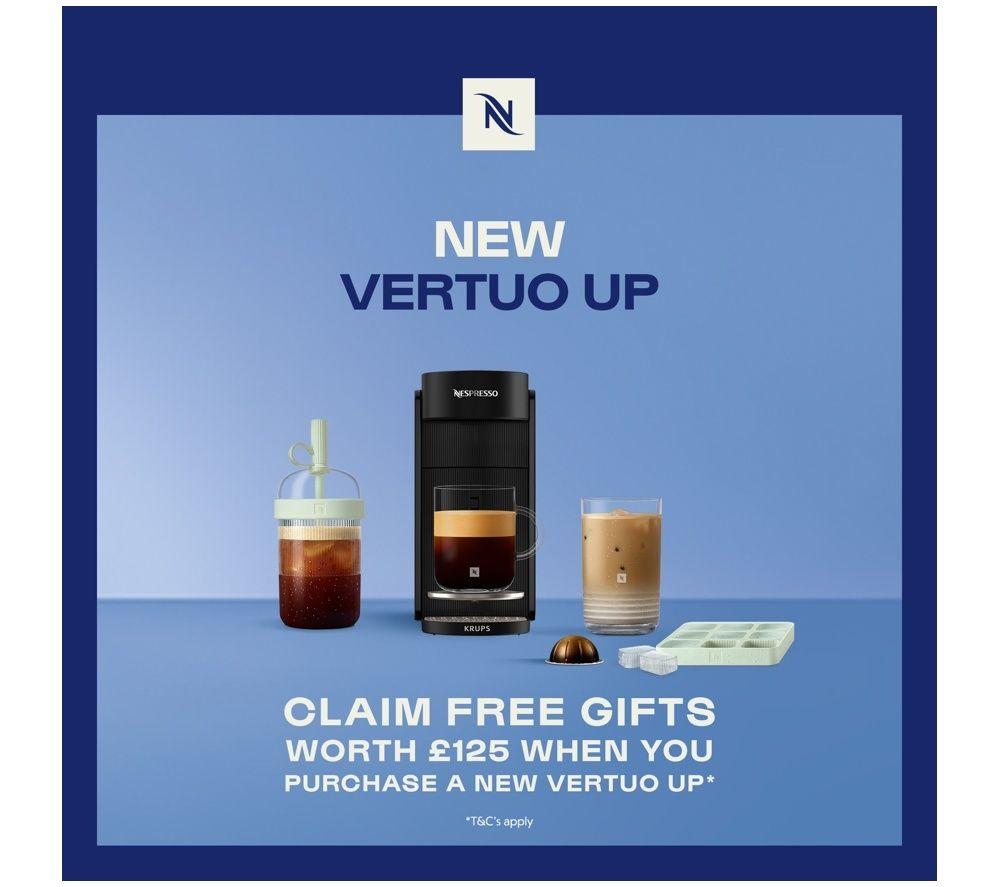 NESPRESSO by Krups Vertuo Up XN9404G0 Smart Kapselkaffeemaschine - Blau