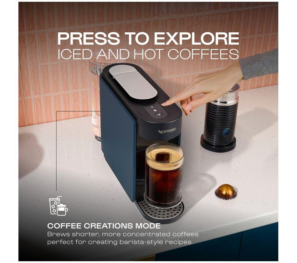 NESPRESSO by Krups Vertuo Up XN9404G0 Smart Kapselkaffeemaschine - Blau