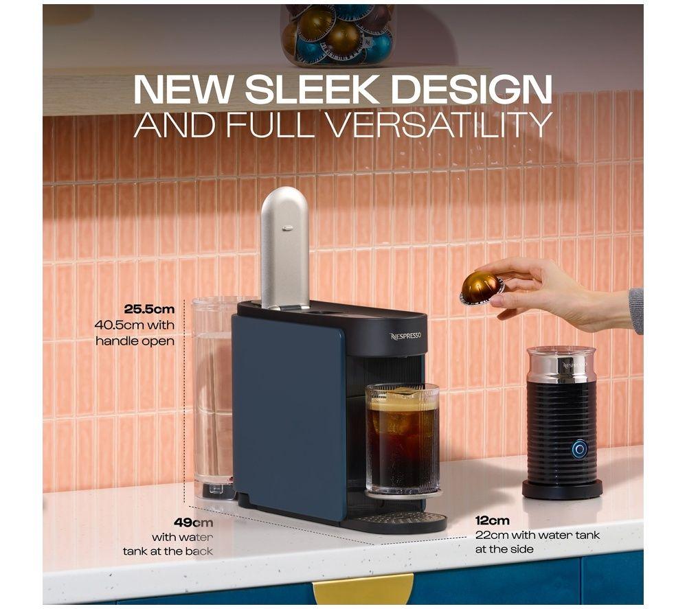 NESPRESSO by Krups Vertuo Up XN9404G0 Smart Kapselkaffeemaschine - Blau