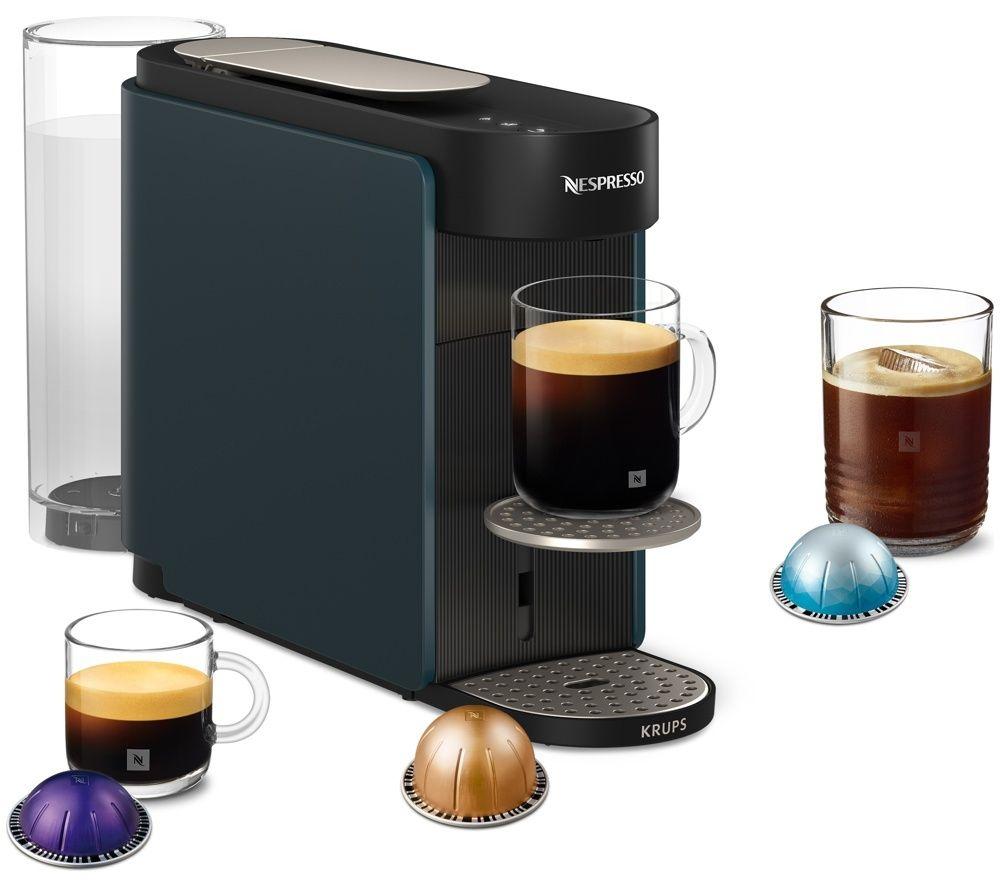 NESPRESSO by Krups Vertuo Up XN9404G0 Smart Pod Coffee Machine - Blue