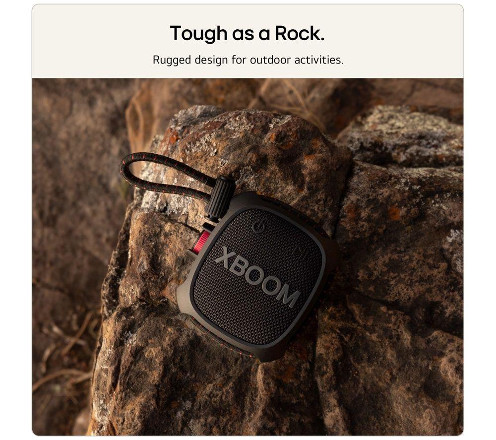 Altavoz Bluetooth portátil LG XBOOM Rock - Negro