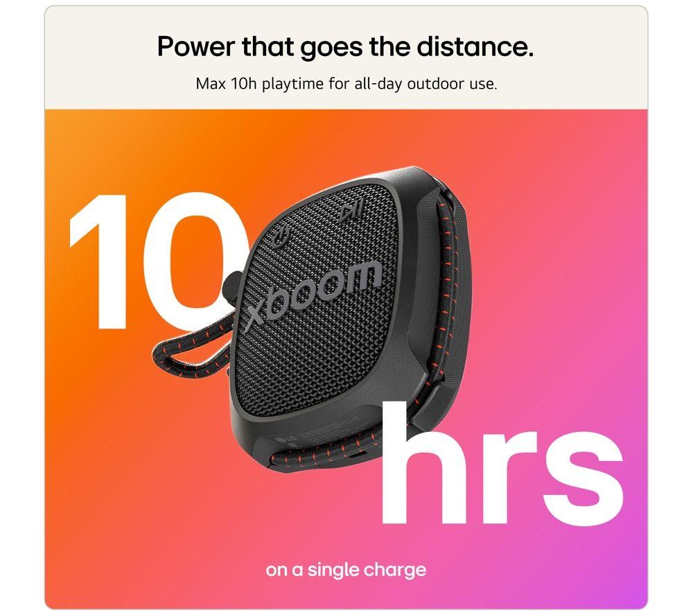 Altavoz Bluetooth portátil LG XBOOM Rock - Negro