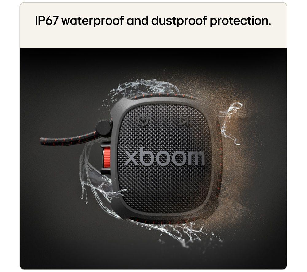 Altavoz Bluetooth portátil LG XBOOM Rock - Negro