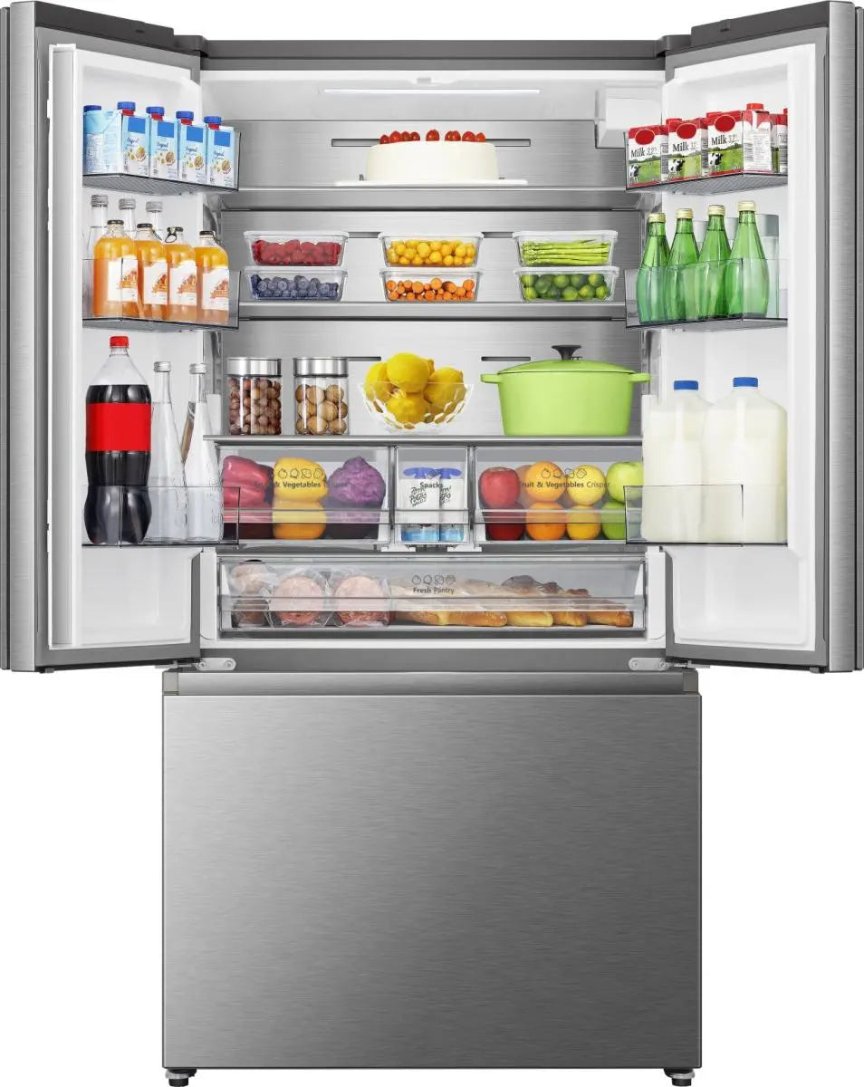 Frigorífico Hisense PureFlat RF815N4SEFE Smart - Acero inoxidable negro