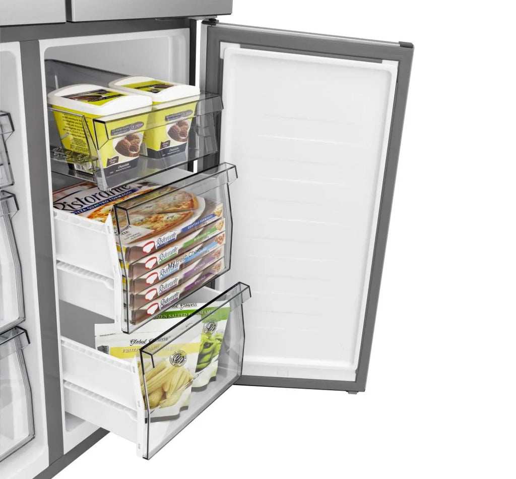 HISENSE PureFlat RQ5P470SAFD Fridge Freezer - Black Stainless Steel