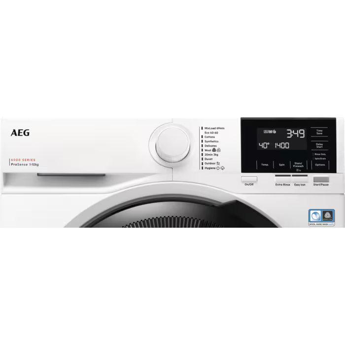 Lavadora AEG 6000 ProSense LFED61144B de 10 kg y 1400 rpm - Blanca