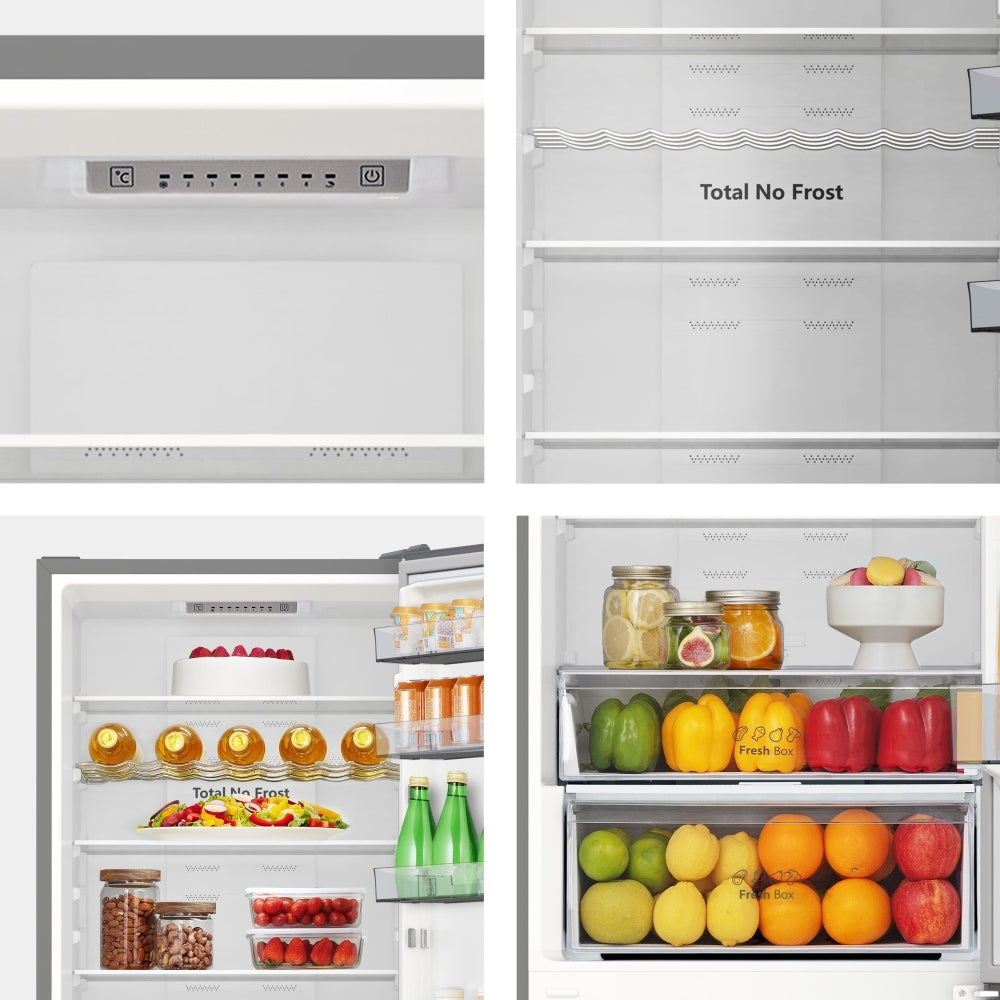 HISENSE RB440N4ACA 60/40 Fridge Freezer - Stainless Steel