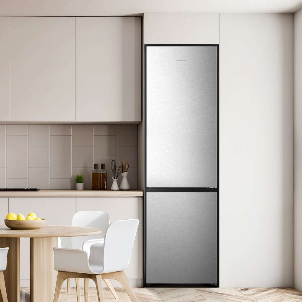 HISENSE RB440N4ACA 60/40 Fridge Freezer - Stainless Steel