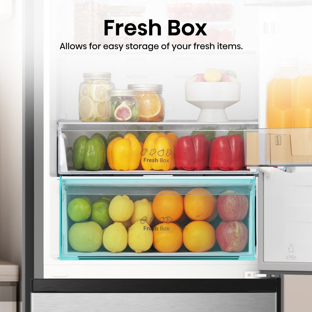 HISENSE RB440N4ACA 60/40 Fridge Freezer - Stainless Steel