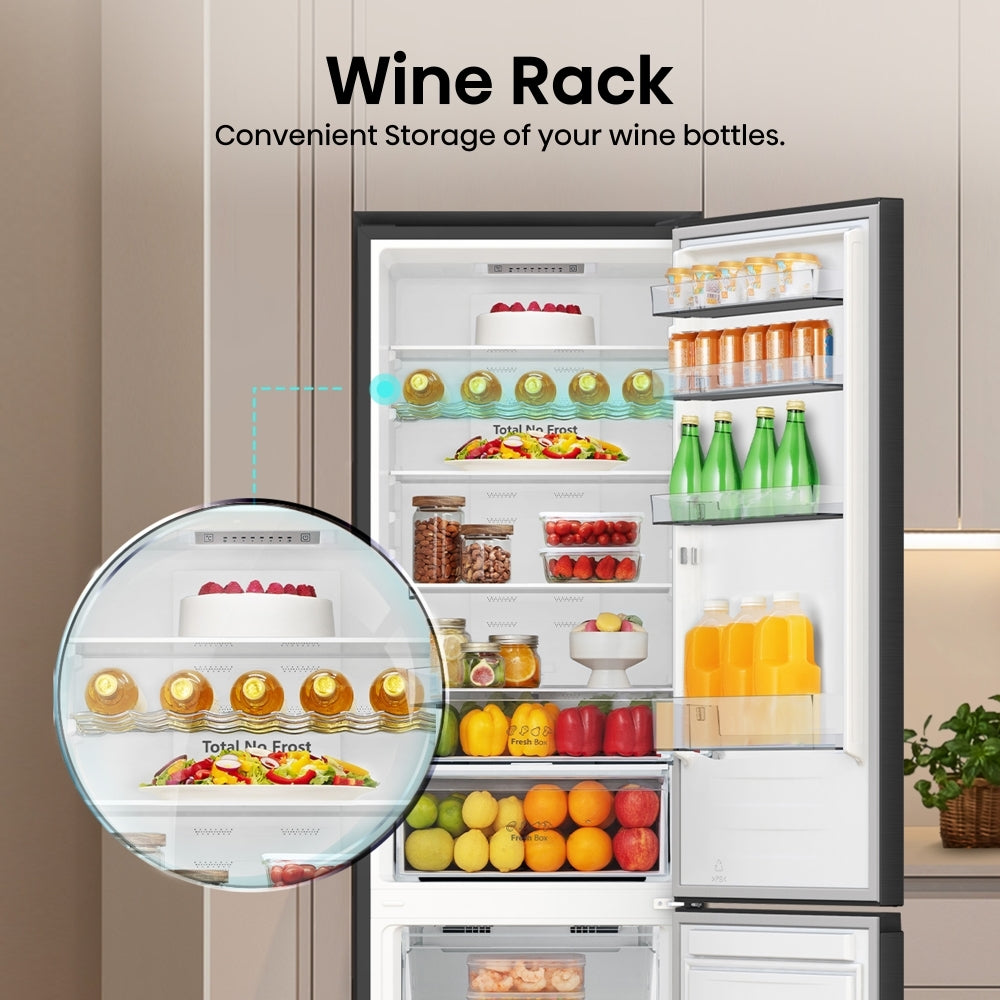 Frigorífico Combi Hisense RB440N4AFA 60/40 - Acero Inoxidable Negro
