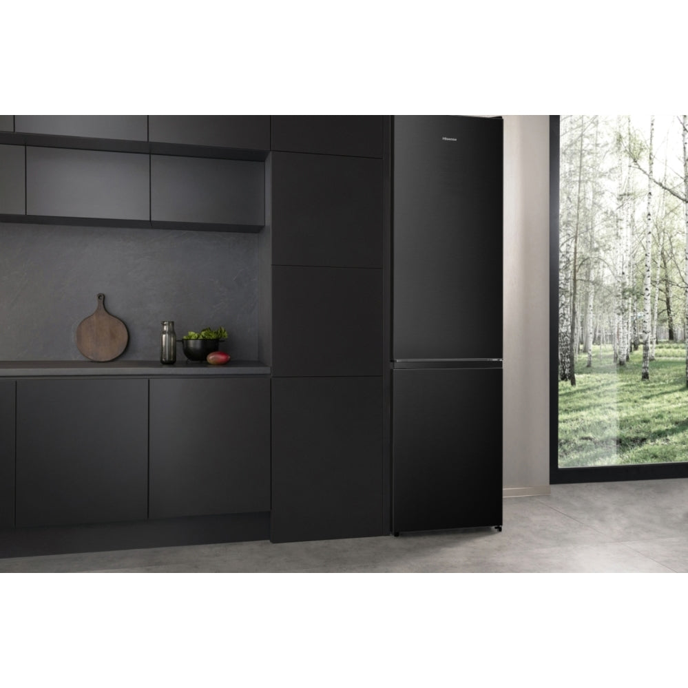 Frigorífico Combi Hisense RB440N4AFA 60/40 - Acero Inoxidable Negro