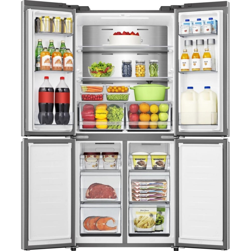 HISENSE PureFlat RQ5P470SAID Frigorífico Congelador - Acero Inoxidable Plateado