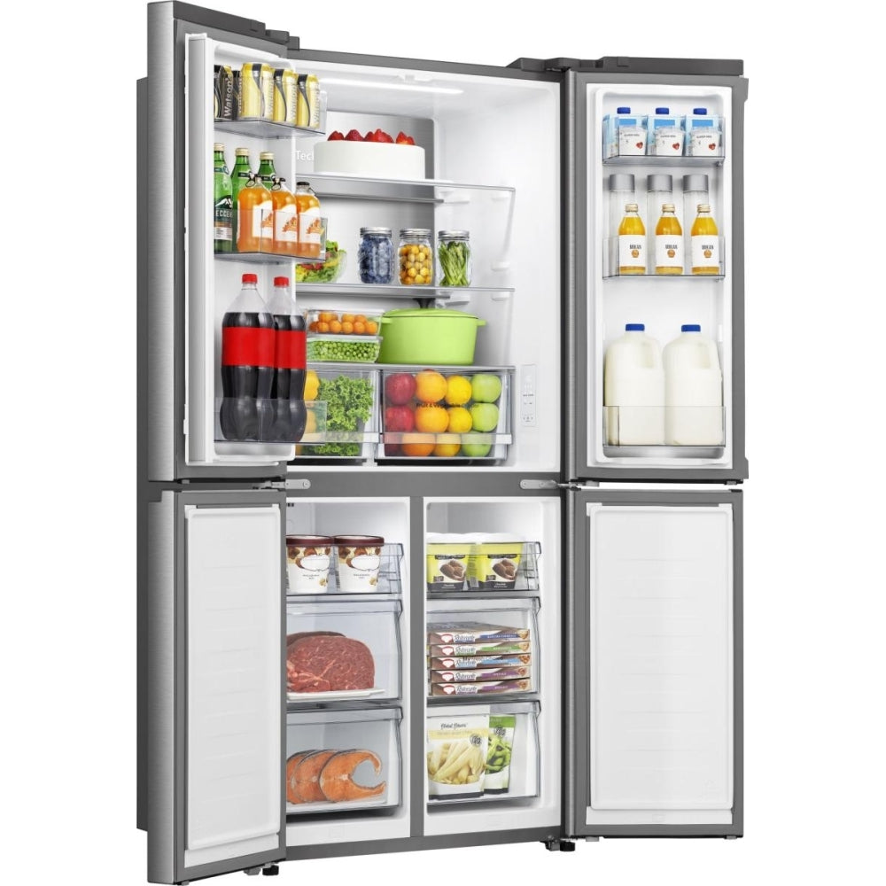HISENSE PureFlat RQ5P470SAID Frigorífico Congelador - Acero Inoxidable Plateado